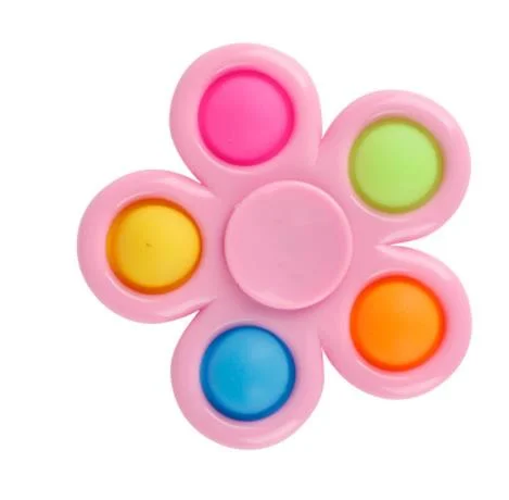 Push Pop Simple Dimple Bubble Fidget Finger Toy for Kids and Adults Sensory Toys Spinner