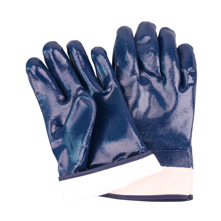 Xingyu Industrial Cotton Jersey Nitril Vollbeschichtete Handschuhe mit Öl Widerstandsfähig und mehr Handschutz