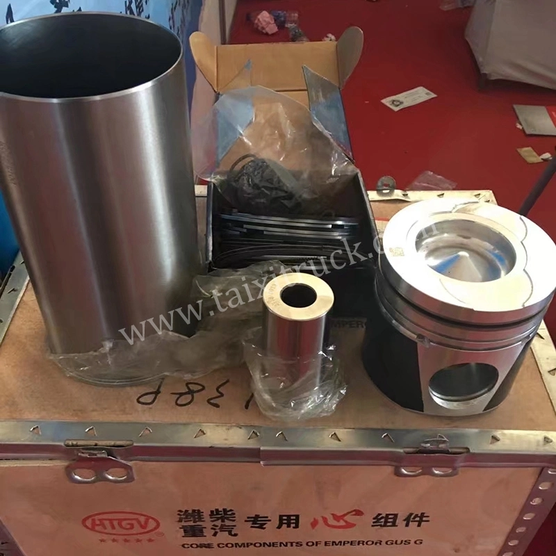 Truck Parts Four Matching Liner Piston for Sinotruk, Wd615 Engine