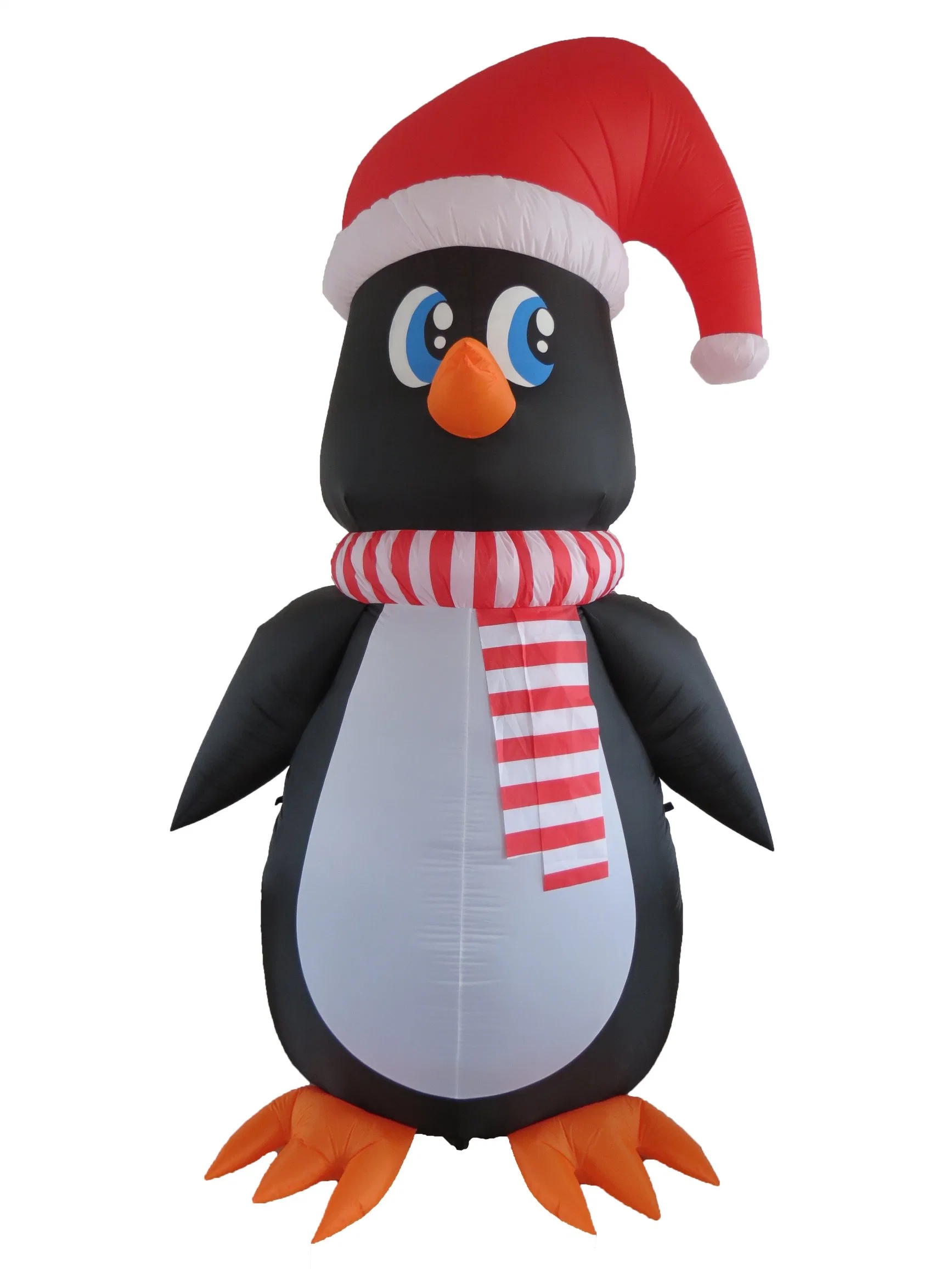 20FT Christmas Penguin with Scarf, Inflatable LED Lights Outdoor Indoor Blow up Decorations