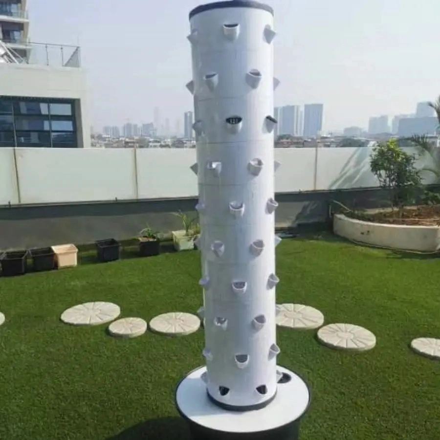 Torre de hidroponia Jardim Vertical Aeroponic Batata Sistemas crescente