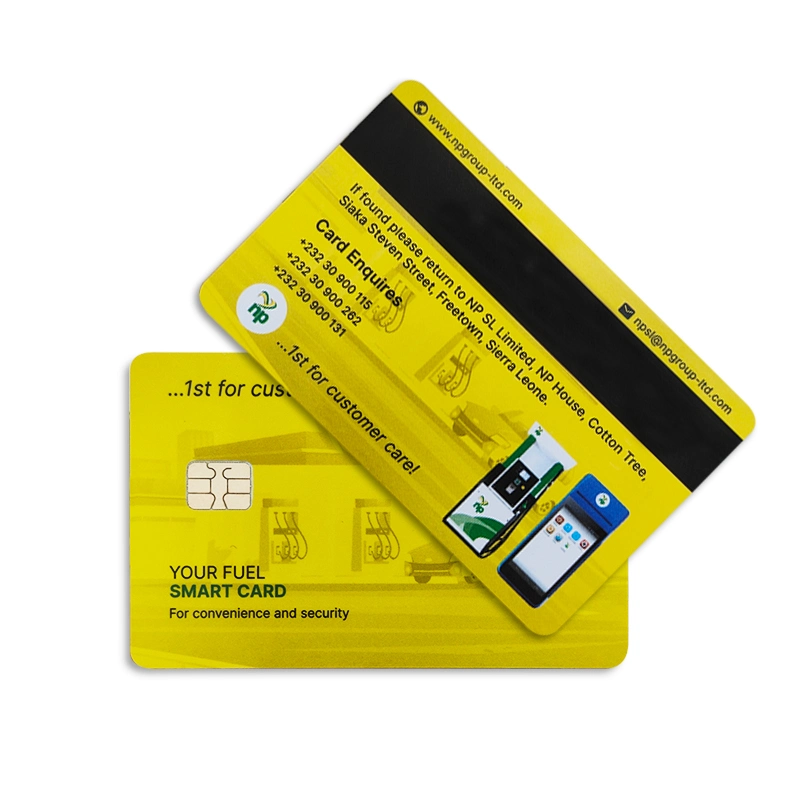 Sle5528/4428 Plastic PVC Printing Contact IC Smart Card