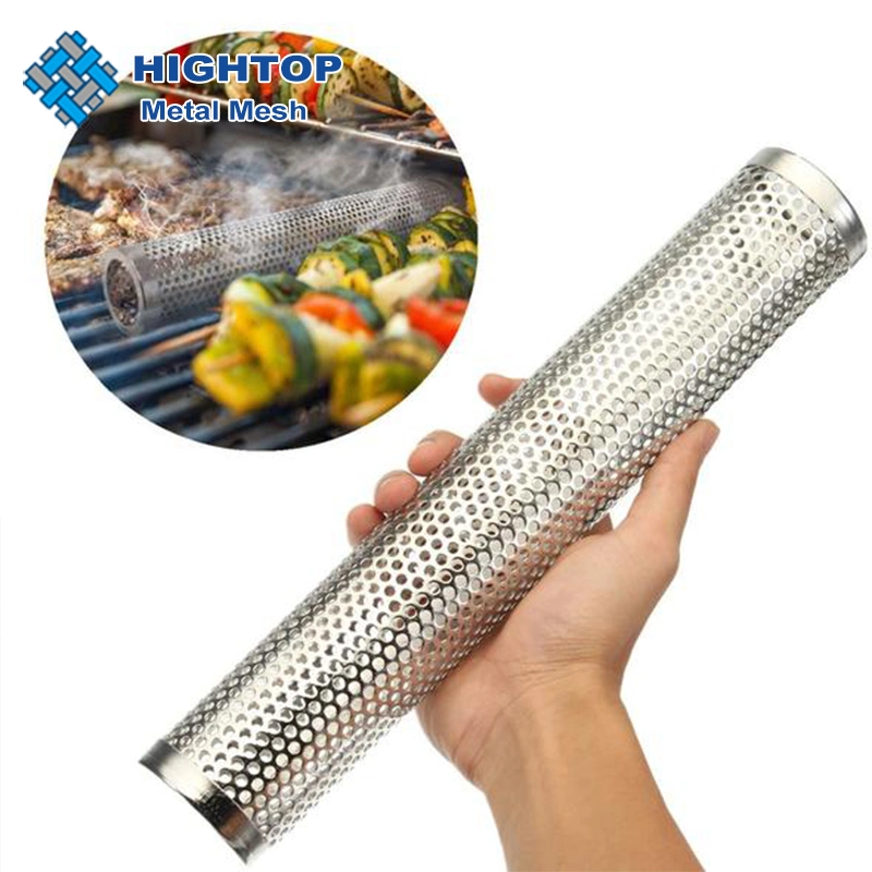 Easily Cleaned Wood Chips Smoker Box Grill Tool for Barbecue