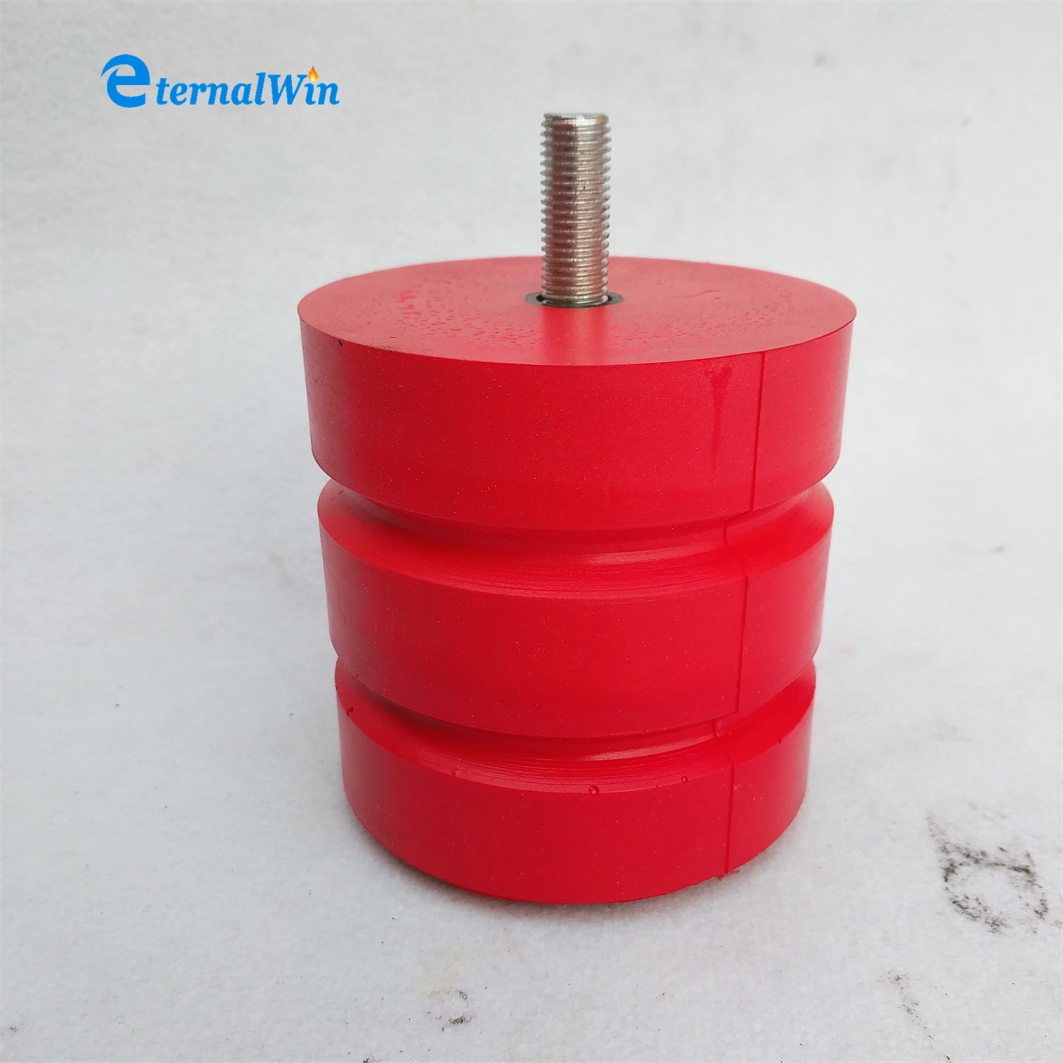 Pin Crane Polyurethane Buffer Rubber Block Buffer Driving Crane with Steel Plat