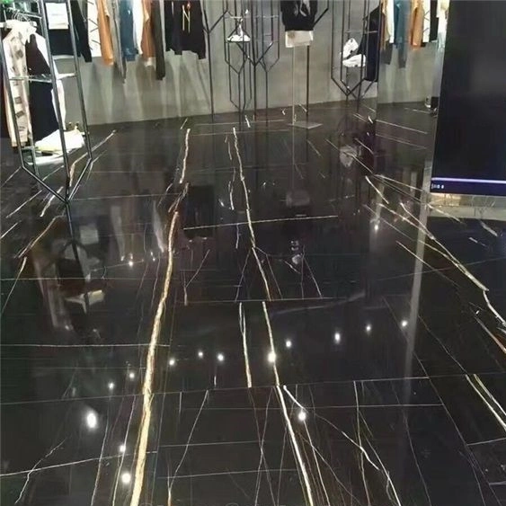 Black Marble Tile Interior/Floor Wall Panel Plates Stairs Step Stone