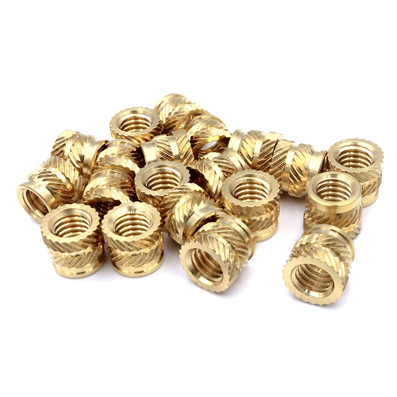 Custom Precision CNC Machined Brass Nuts, Brass Threaded Inserts Aluminium Hex Nut Standard