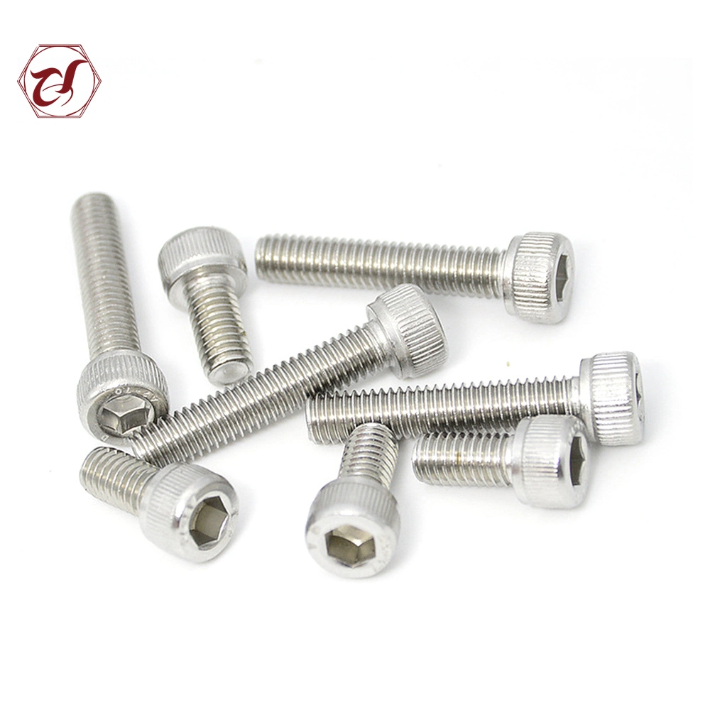 Stainless Steel 304 DIN912 Socket Cylinder Allen Hex Socket Head Cap Knurled Screw