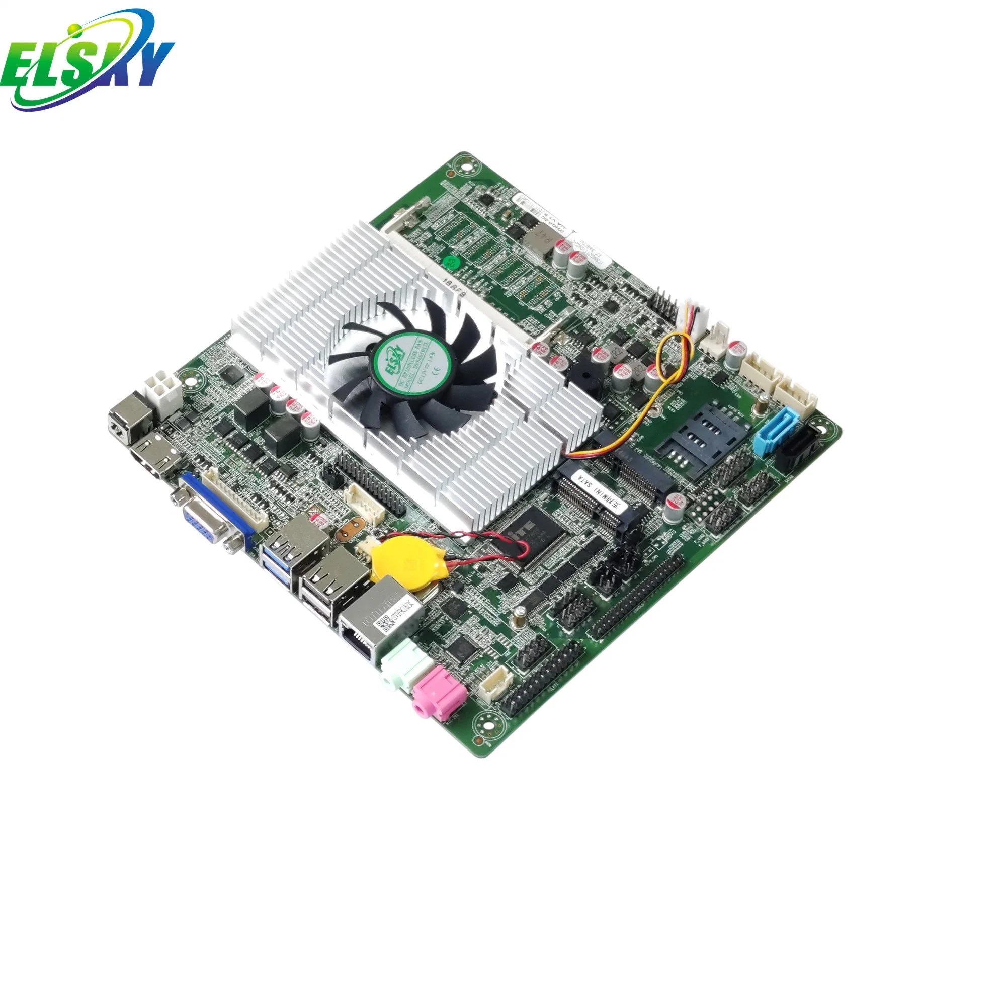 Elsky I7hgp 3rd I7-3517u Dual Core 5.0GHz WiFi 4G GPS Gpio Serial Port Ethernet Motherboard Thin Cool Fan Nm70 Chipset