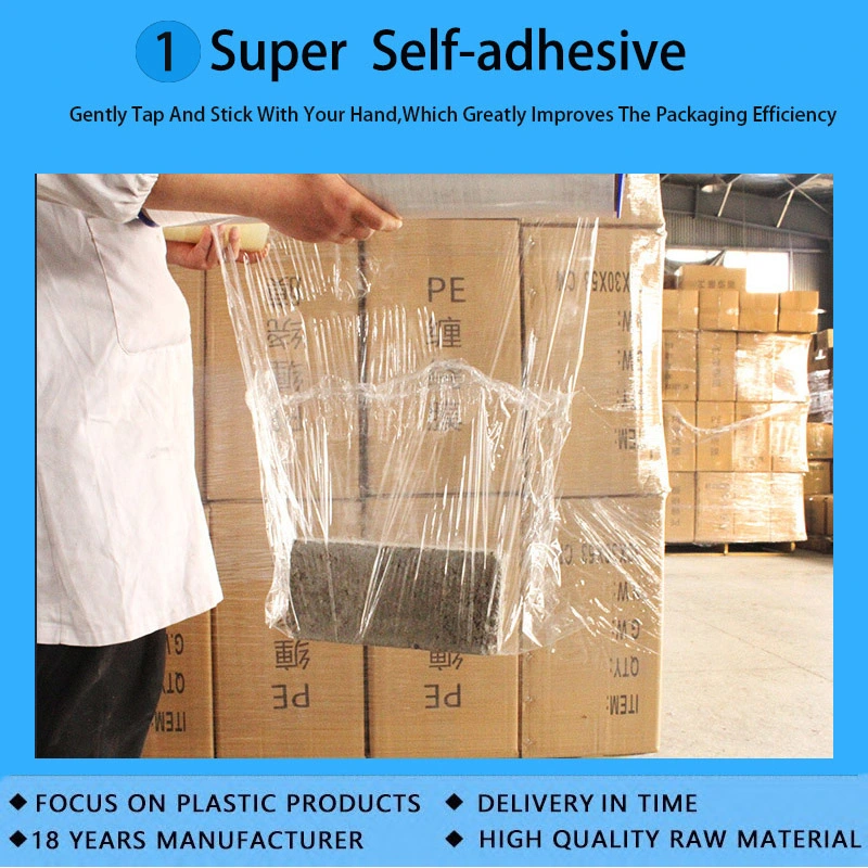 Factory Price Pallet Film High quality/High cost performance  Hand Stretch Film LLDPE Stretch Wrap Cast Stretch Film Shrink 17 Mic Stretch Film