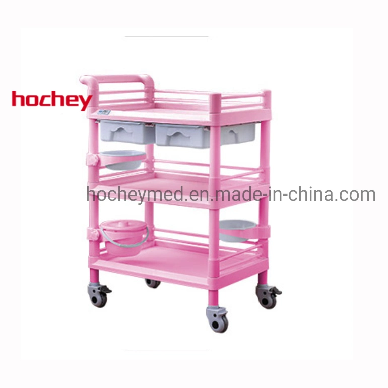 Hochey Neue Ankunft 4 Räder Beauty Machine Trolley Salon Trolley Mit Tablett