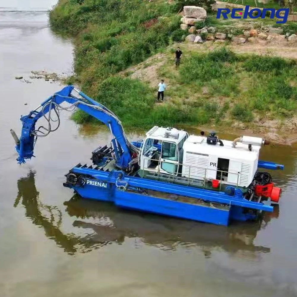 Amphibious Multipurpose Machine Dredger Manufactured Using The Highest Standard