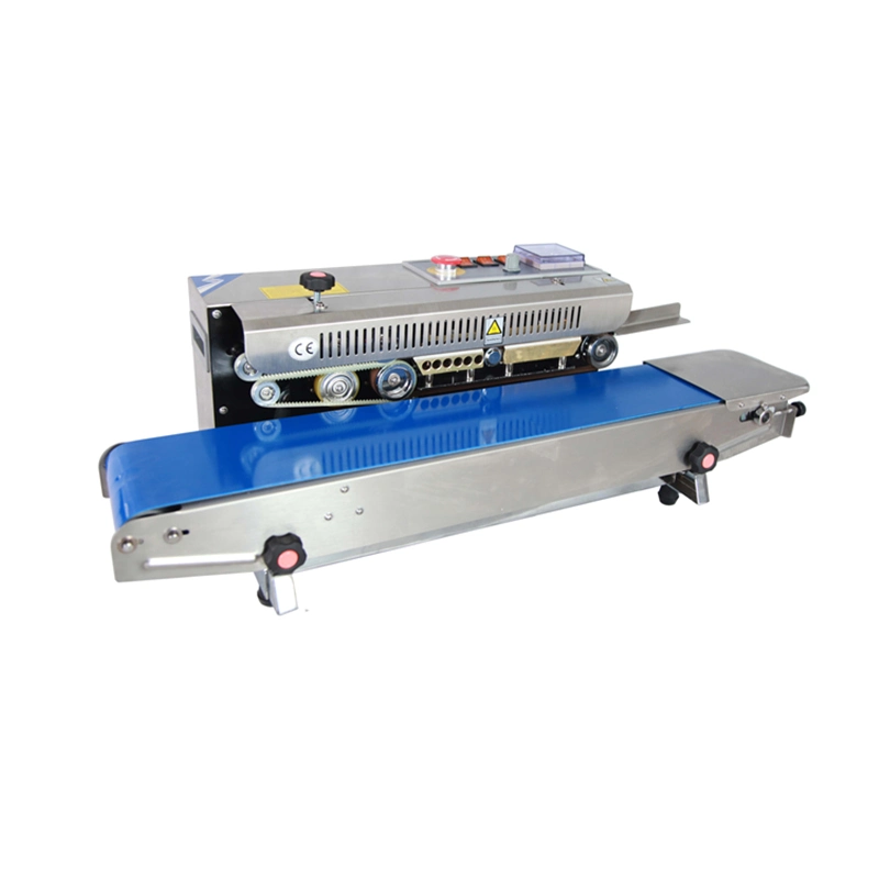 Frb-770I Hualian Continuous Stainless Steel Horizontal Sealing Machine Band Sealer with Digital Temperature Controller