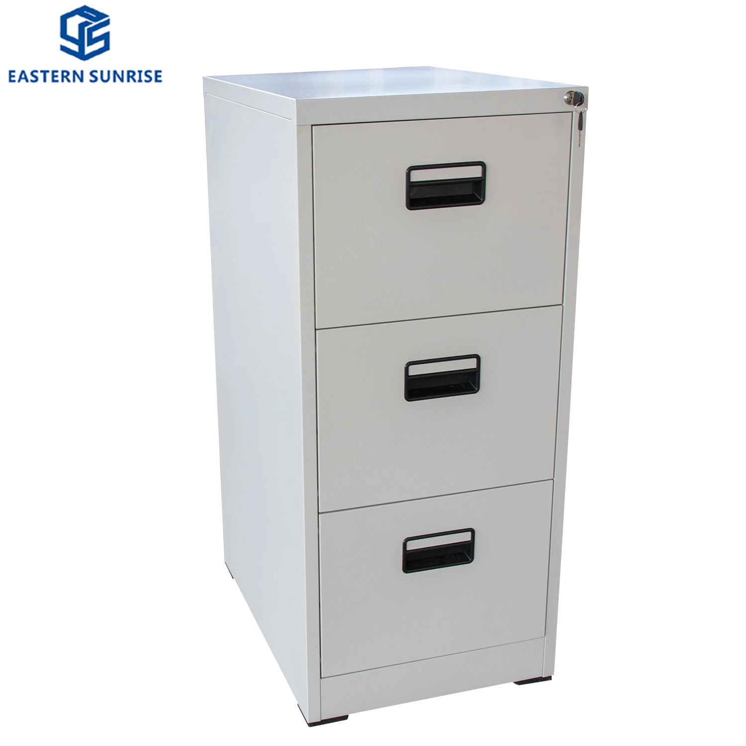 Metal Filing Storage Cabinet with Lock 3 Drawers Office Home