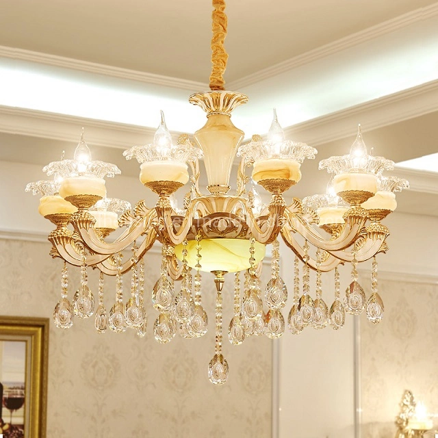 Modern Crystal Candle Chandelier Pendant LED Light Lamp for Home Decoration Zf-Cl-004