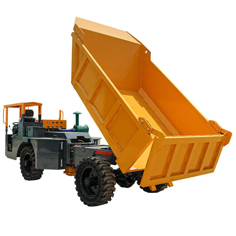Camião de descarga de minas elétricas personalizável concebido especificamente para a mineração subterrânea