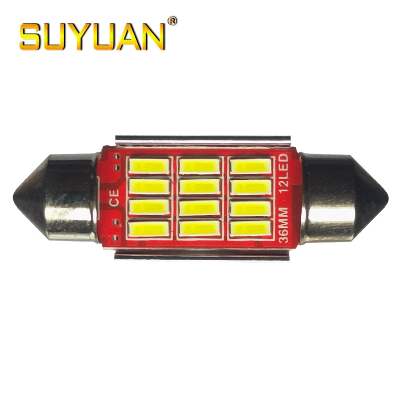 Auto Lighting System LED Bulb Festoon 4014 12SMD 31mm 36mm 39mm 41mm Car C5w Reading Light LED License Plate Lamp