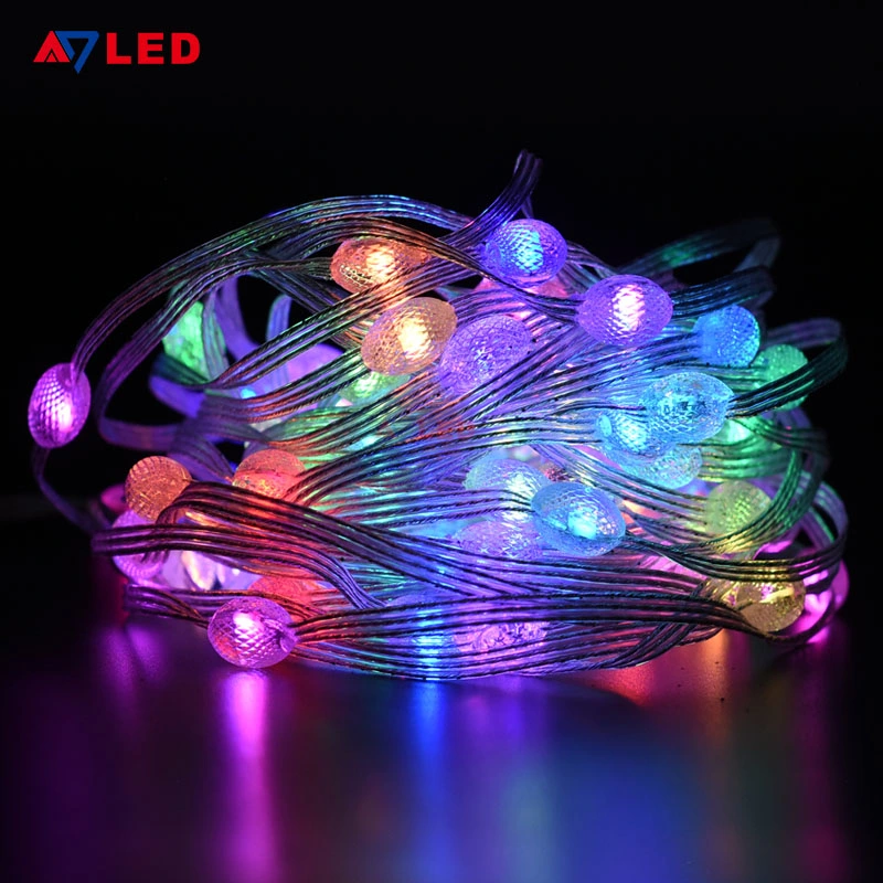 Music Controlled 5m/10m/15m Colorful IC RGB Christmas LED String Lights