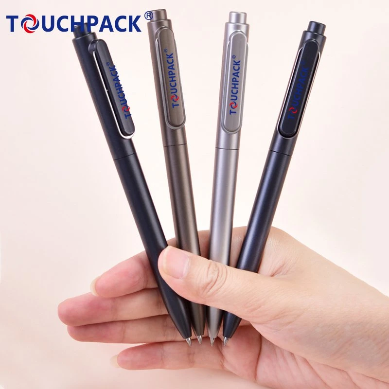 Promotional High quality/High cost performance  Business Gift Aluminum Click Luxury Metal Ball Pen with Custom Logo