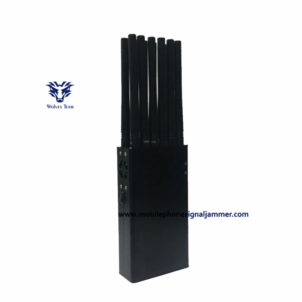 WiFi GPS VHF UHF 3G/4G Móvil señal Blocker celular Interferencia de teléfono/ Bluetooth 2,4G 315/433MHz