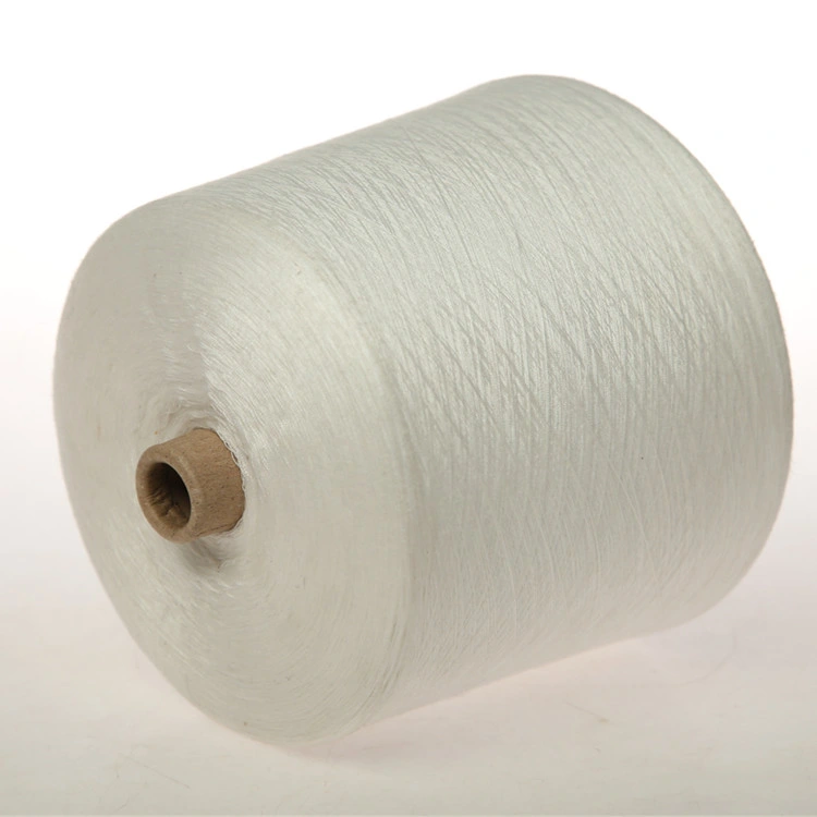 Spun Polyester Dyed Yarn for Weaving, Knitting, Sewing 100 Pct Polyester Staple Fiber Yarn with Muti-Ply Strong Strenght, 20s-60s