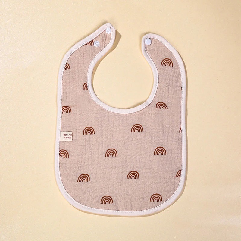 Infant Baby Girl Bibs Double Side Cotton Bibs Toddler Saliva Towel Feeding Burp Kid Clothes with Bows