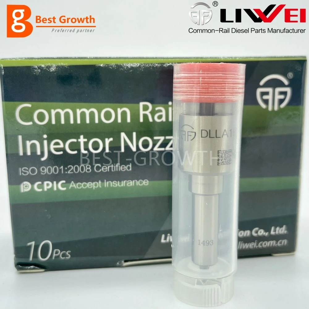 Dlla155p1493 inyector de combustible de inyección de combustible de inyector de diesel Liwei Auto Parts Truck Motor Car 0445110250 Mazda Diesel Parts