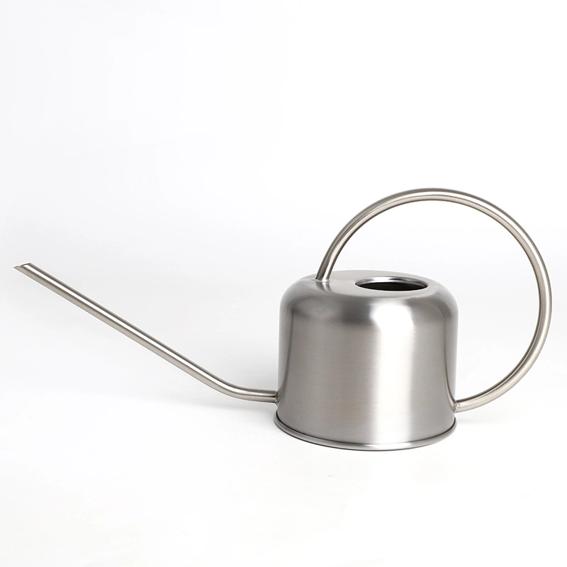 1L Metal Stainless Steel Watering Can with Copper Painting