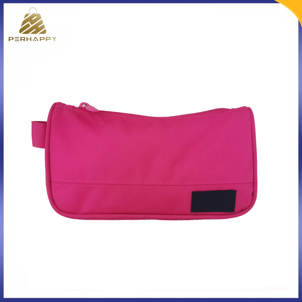 High Quaity Multi Function Polyester Bags Double Layer Student Pencil Bags Women Cosmetic Bags