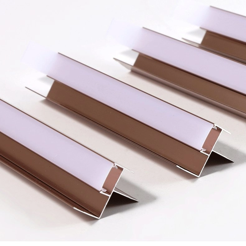 Factory Price Aluminum Tile Trim Profile for LED Strip Metal LED Tile Trim