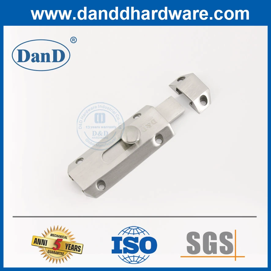 Small Brass Door Bolts Satin Finish Door Hardware