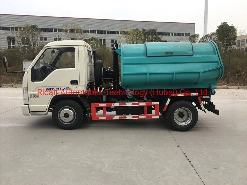 Neu/gebraucht Dongfeng 4X2 kleine Haken Arm Eimer Typ Sanitation Müll LKW, Küche Müll Recycling LKW