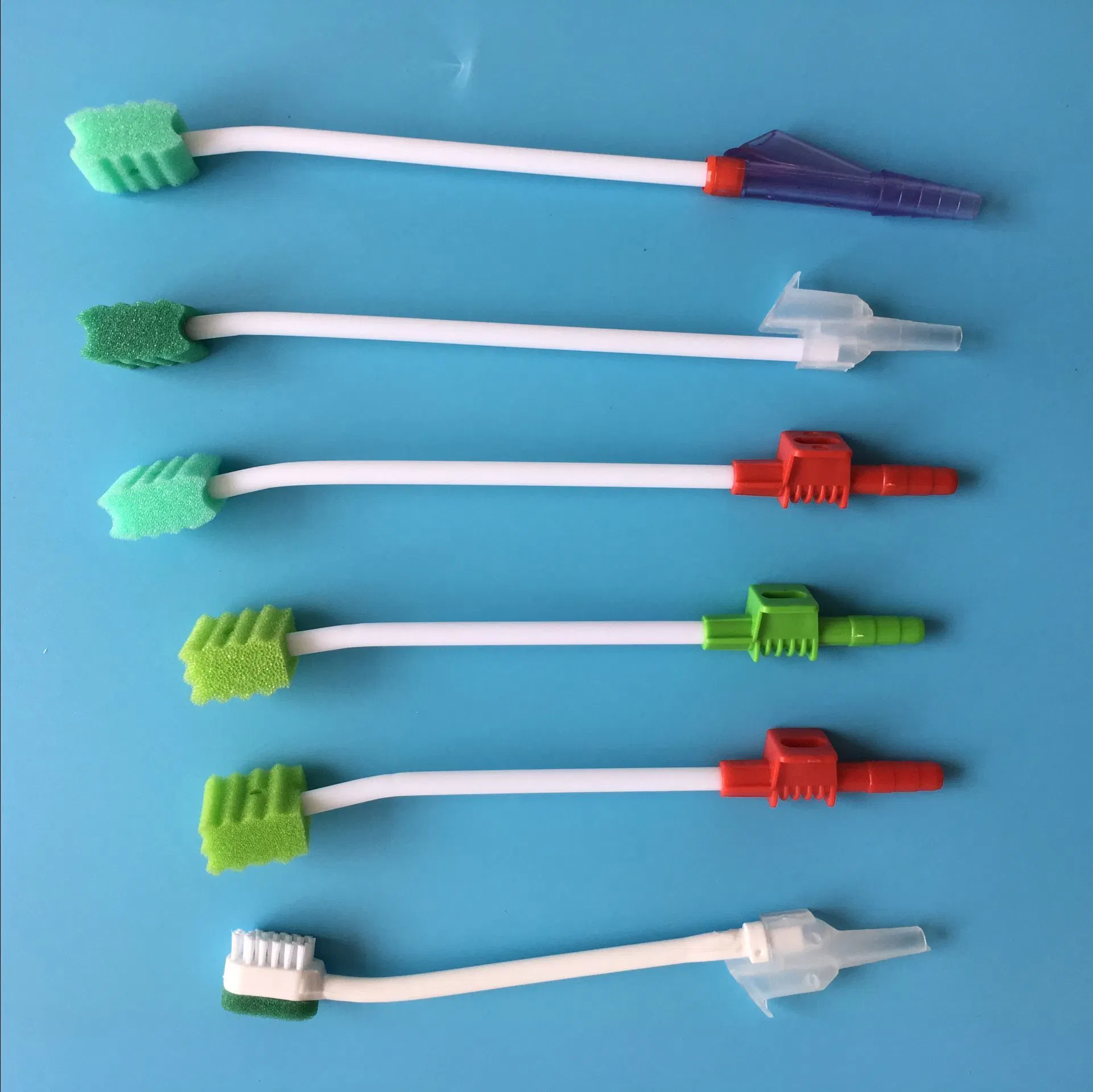 Disposable ICU Patient Using Oral Care Suction Sponge Toothbrush