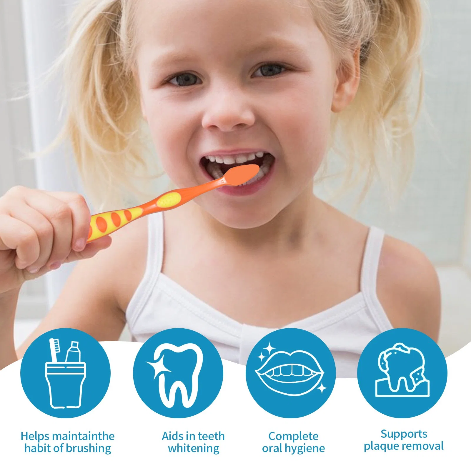 New Design Kids Toothbrush for Baby Oral Care