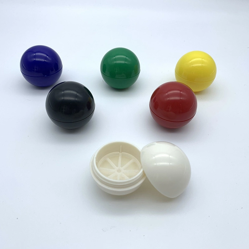 Plastic Round Lipstick Packaging Screw Cap Style Lip Balm Container