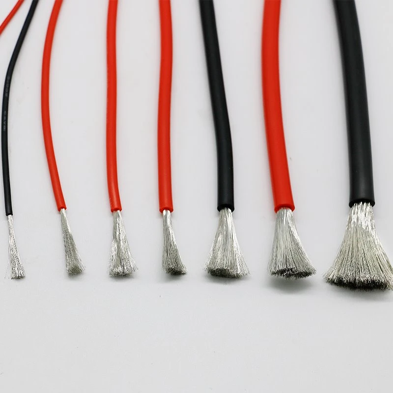 Minzan 25 AWG 11 AWG. 055mm de 12 de alambre de cobre trenzado de núcleo único. 4mm de cable eléctrico cable de silicona