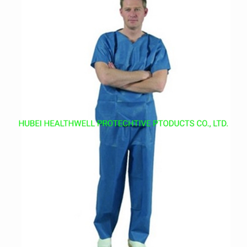 Beautiful Design Medical Round Neck Scrub Clothings Doctor Scrub Suit