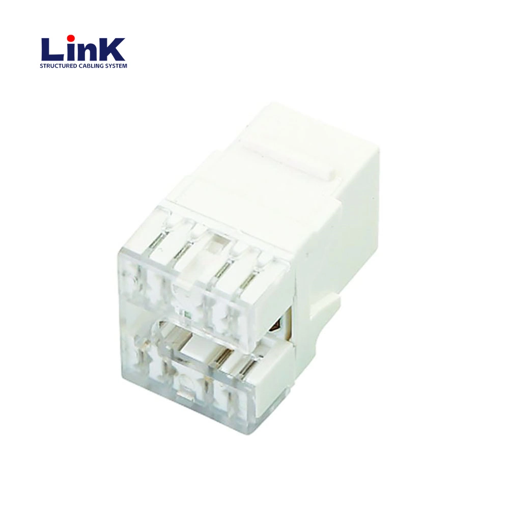 RJ45 CAT6 Punch Down Network Cat 6 Keystone Jack 180 Degree AMP UTP Unshielded Modular Plug OEM Factory Female Connector