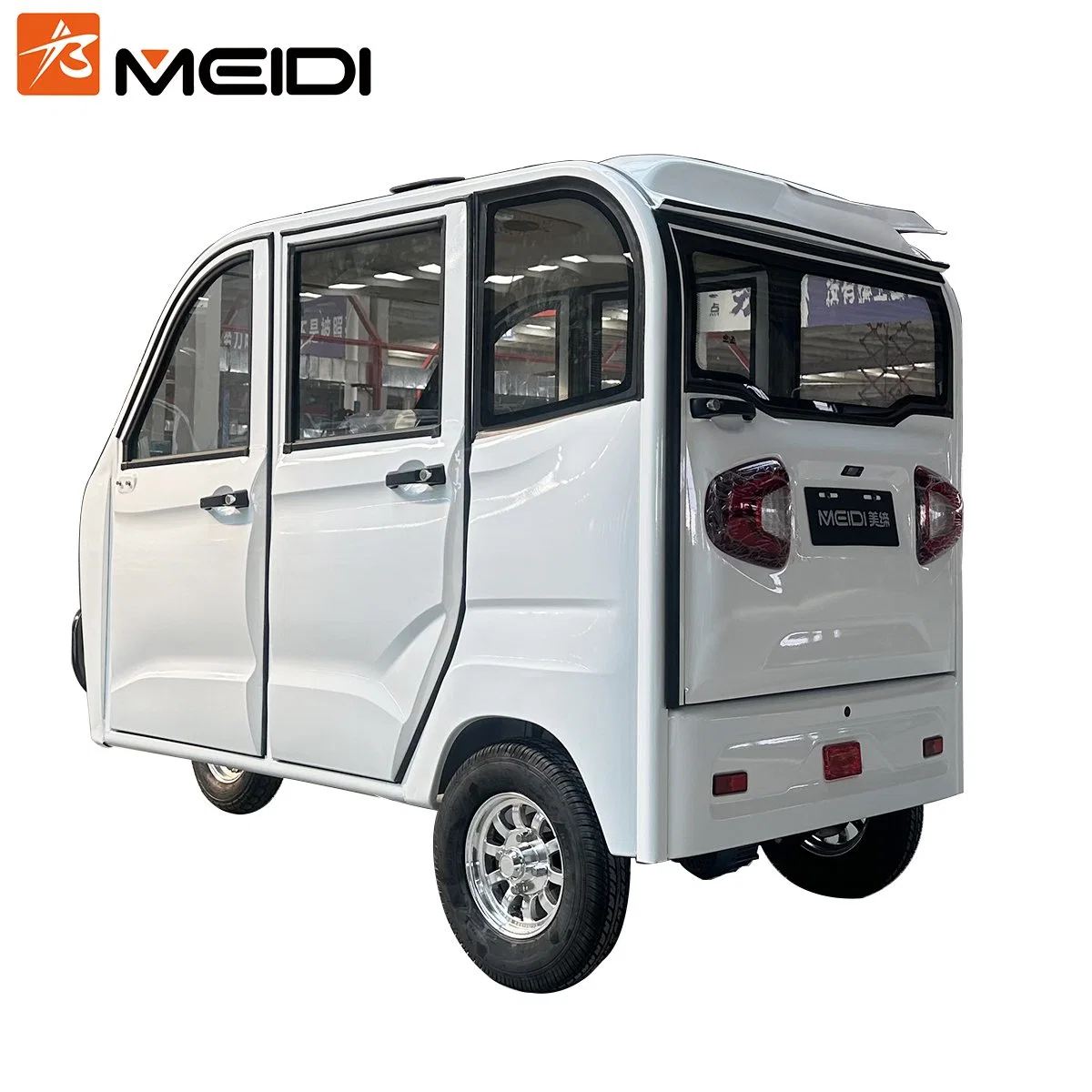 Meidi 3 колесо 2023 Новый полностью закрытый электрический пассажирский трехколесный цикл Для взрослых