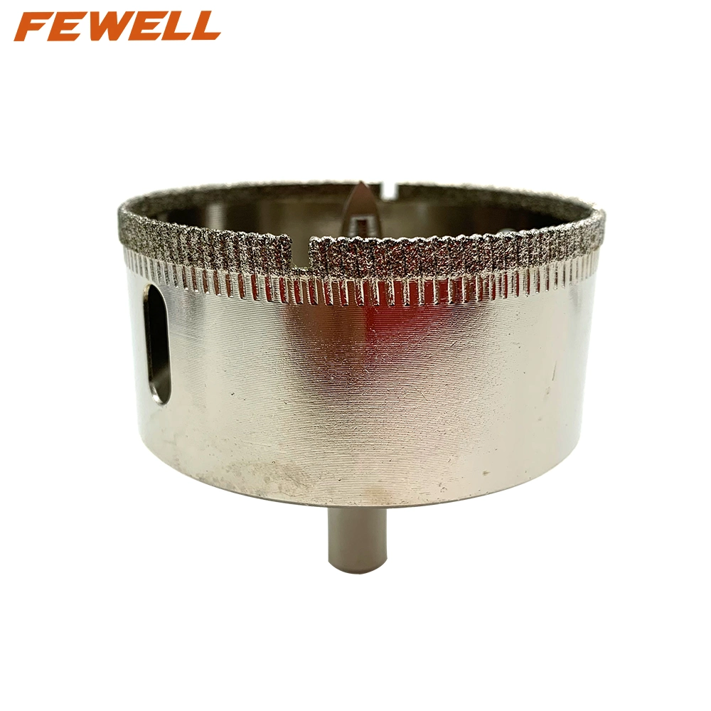 Electroplated Diamond Positioning Drill Bits Glass Tiles Hole Saw 65mm for Sale