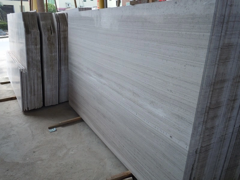 Natural Stones 2cm Thickness Quality Timber White Marble Tile/Slab