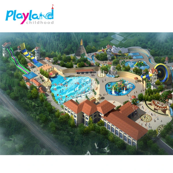 Cheap Price Used Water Play Equipment Lazy River Factory