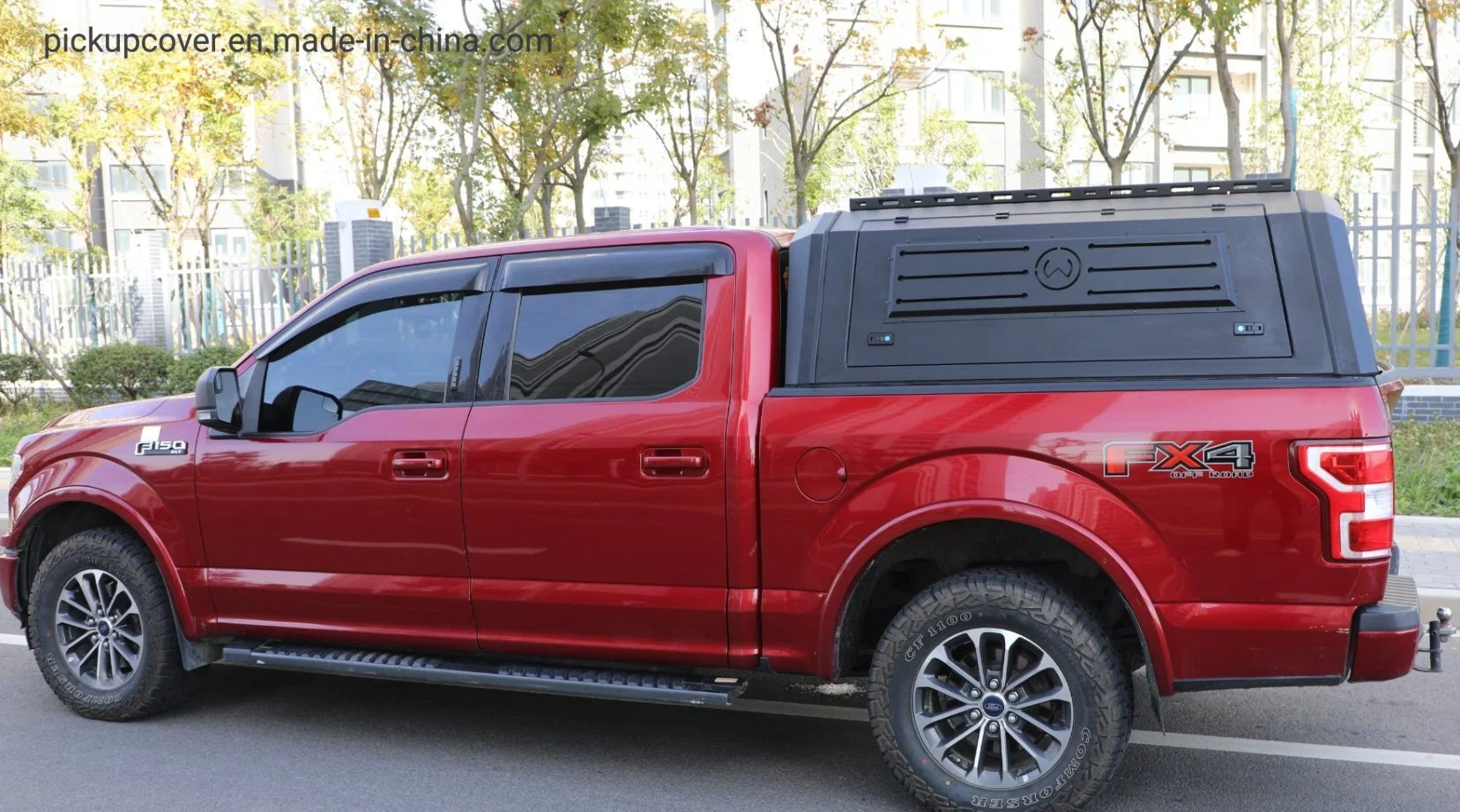 Camioneta doble cabina 4X4 Cubierta de acero Ute techo rígido para Ford F450