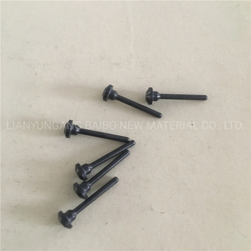 Customized Black Industrial Silicon Nitride Welding Location Pin Variety of Specifications Si3n4 Ceramic Dowel Guide