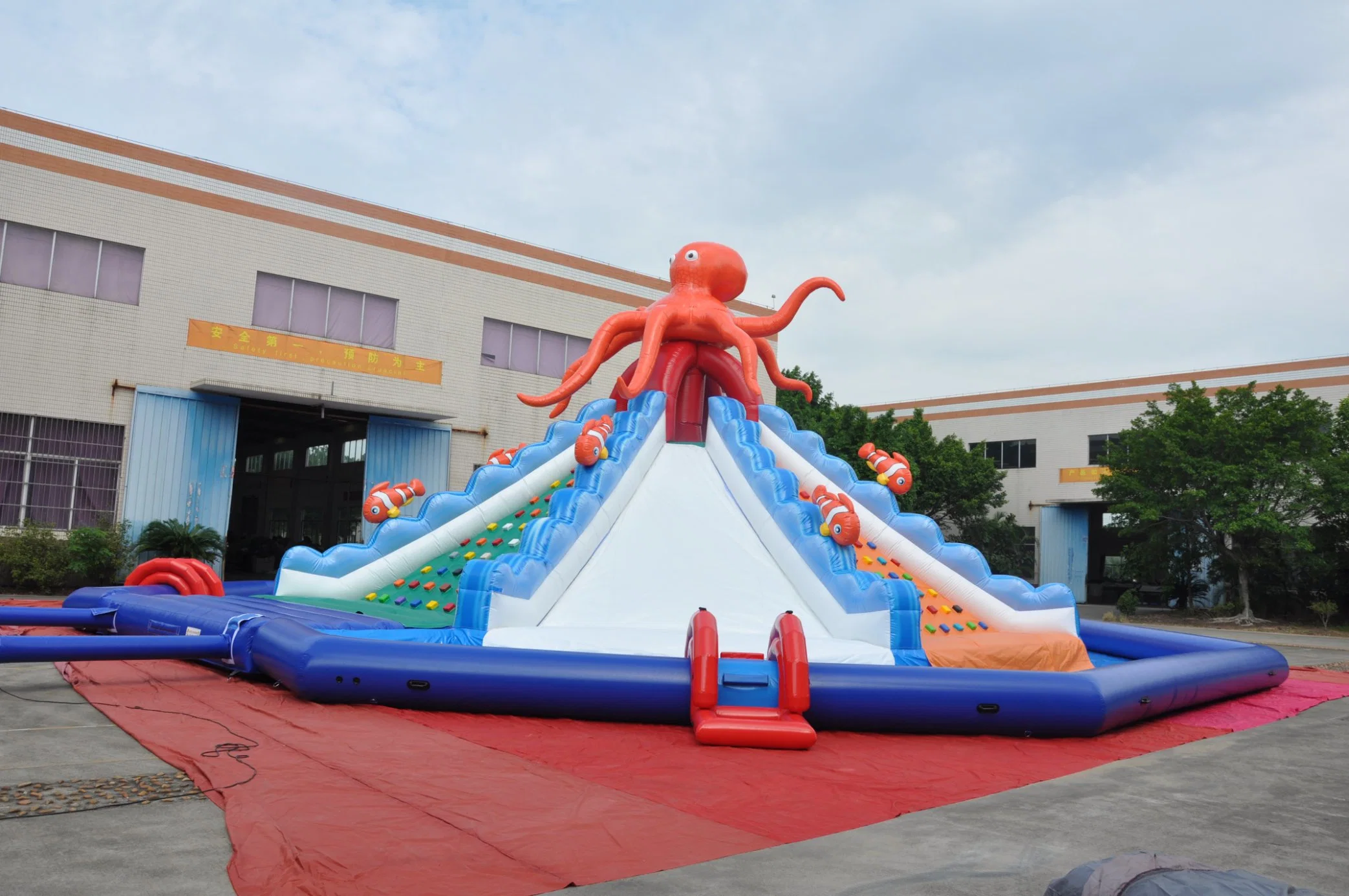 Octopus Water Park Inflatable Amusement Game (AQ01733)