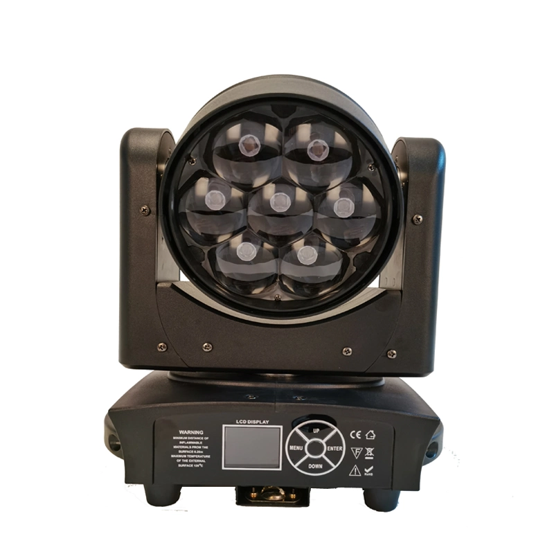 Lyre Moving Head Light 7X40W RGBW LED Moving Head Bee Eye Lighting