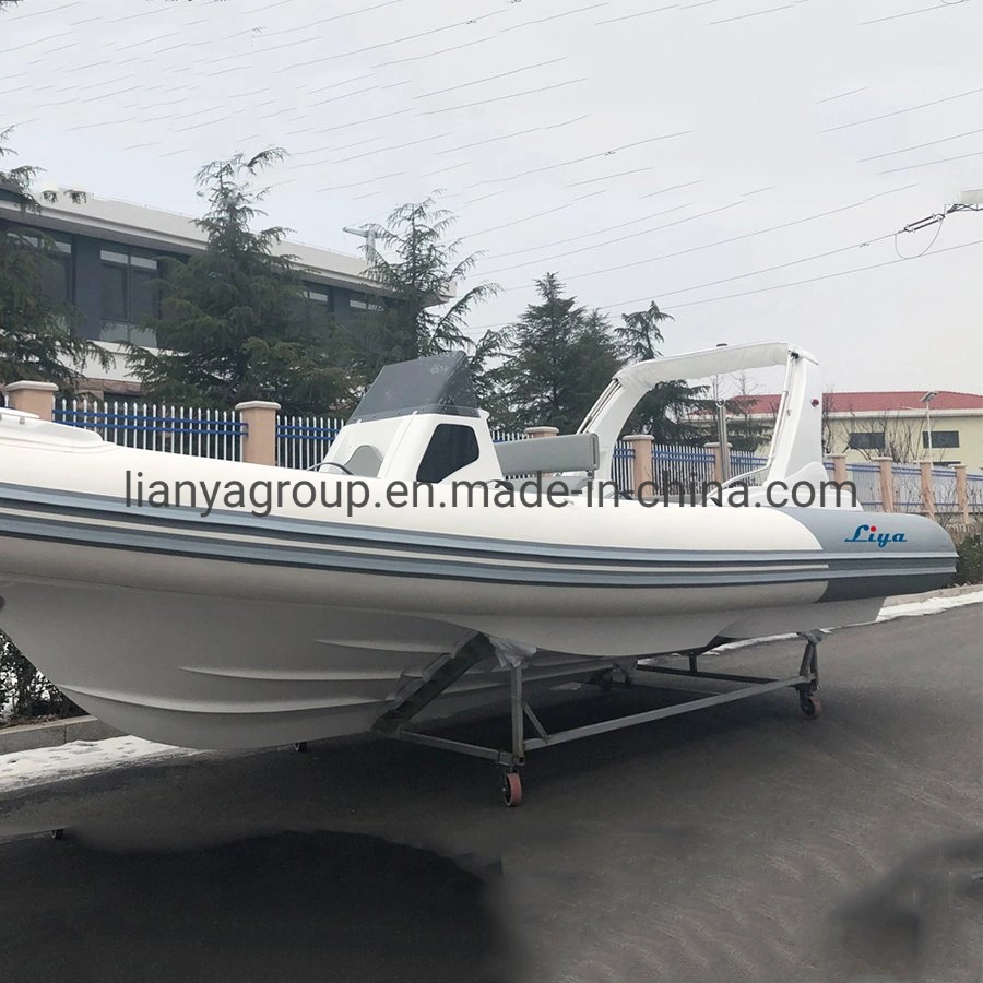 Liya lujoso barco de PVC rígido Hypalon barcos750