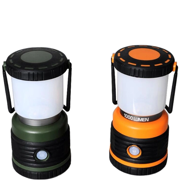 Rechargeable 1000 Lumens Camping Lantern Lamp Emergency Light with Handle and Hook