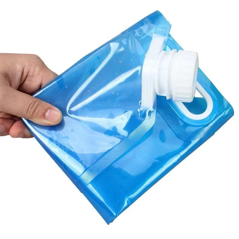 Custom Size Portable Collapsible Water Container Foldable Plastic Water Bag