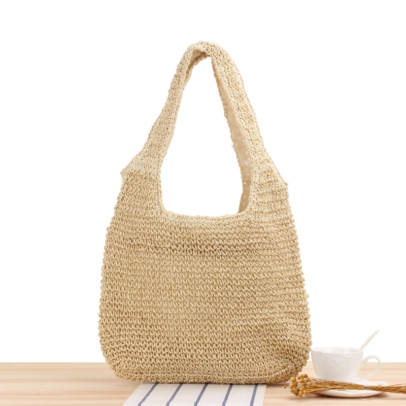 Wholesale/Supplier Latest Design Ladies Handbag Fashion Straw Messenger Bags Rattan Tote Bag