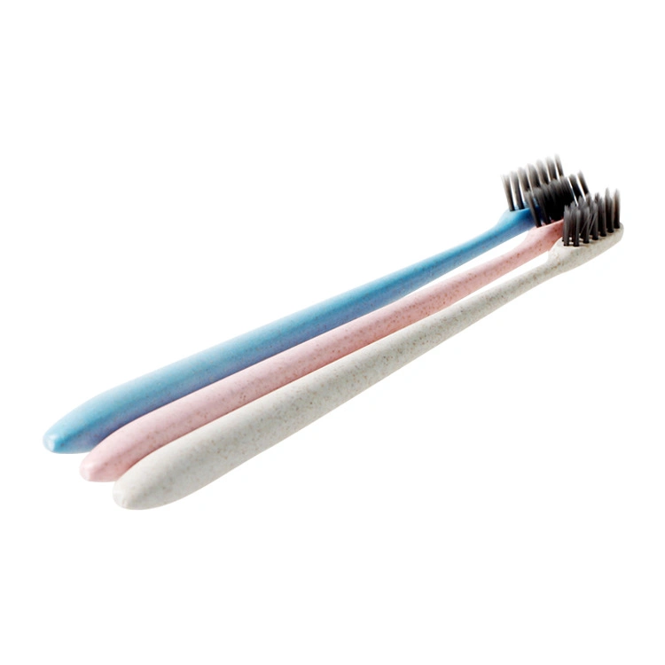 Cepillo de dientes desechable/cepillo de tootbrush biodegradable para uso en habitaciones de hotel